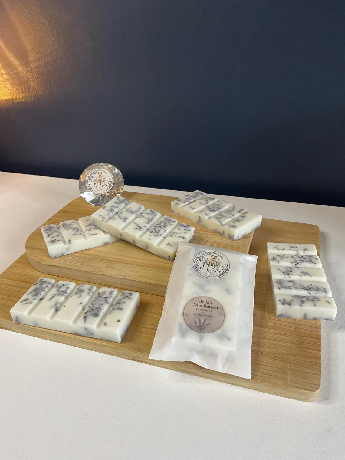 Bella's Calm Retreat - Lavender + Cedarwood Wax Melt Snap Bar