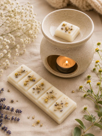 Lola’s Meadow – Bergamot + Chamomile Wax Melt Snap Bar