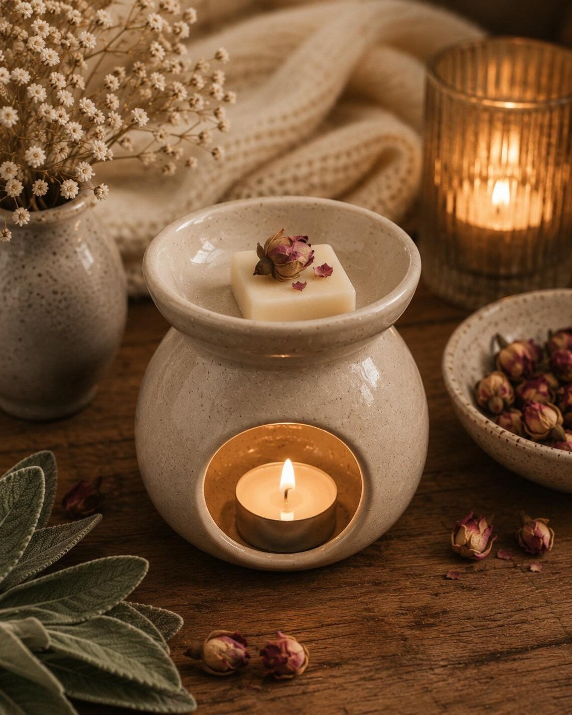 Leo's Quiet Nook – Clary Sage & Vanilla Wax Melt Snap Bars